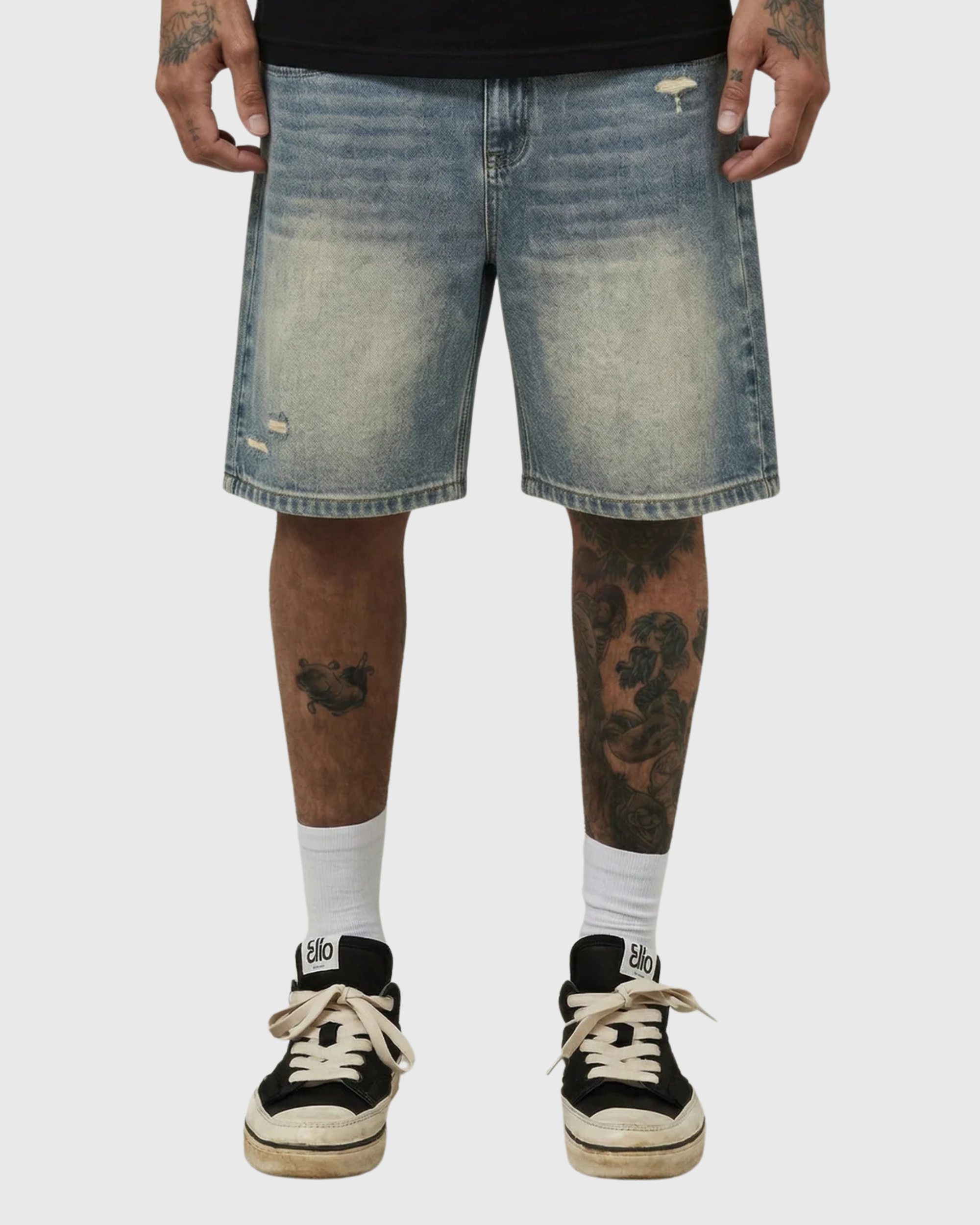 RESPECT DENIM JORTS