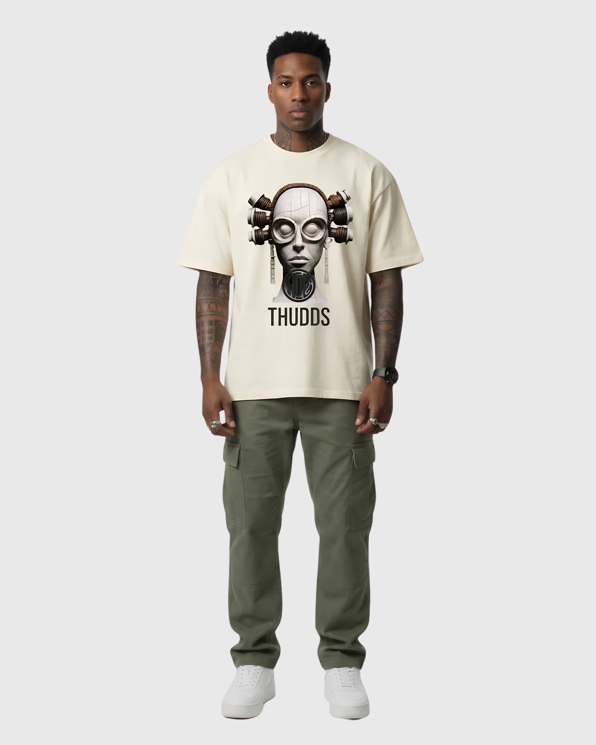 Cipher Heavyweight Tee – Mid Apricot
