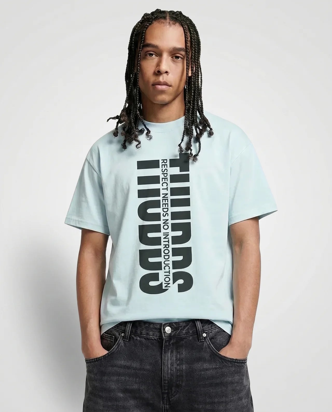 RNNI HEAVYWEIGHT TEE- SKY BLUE