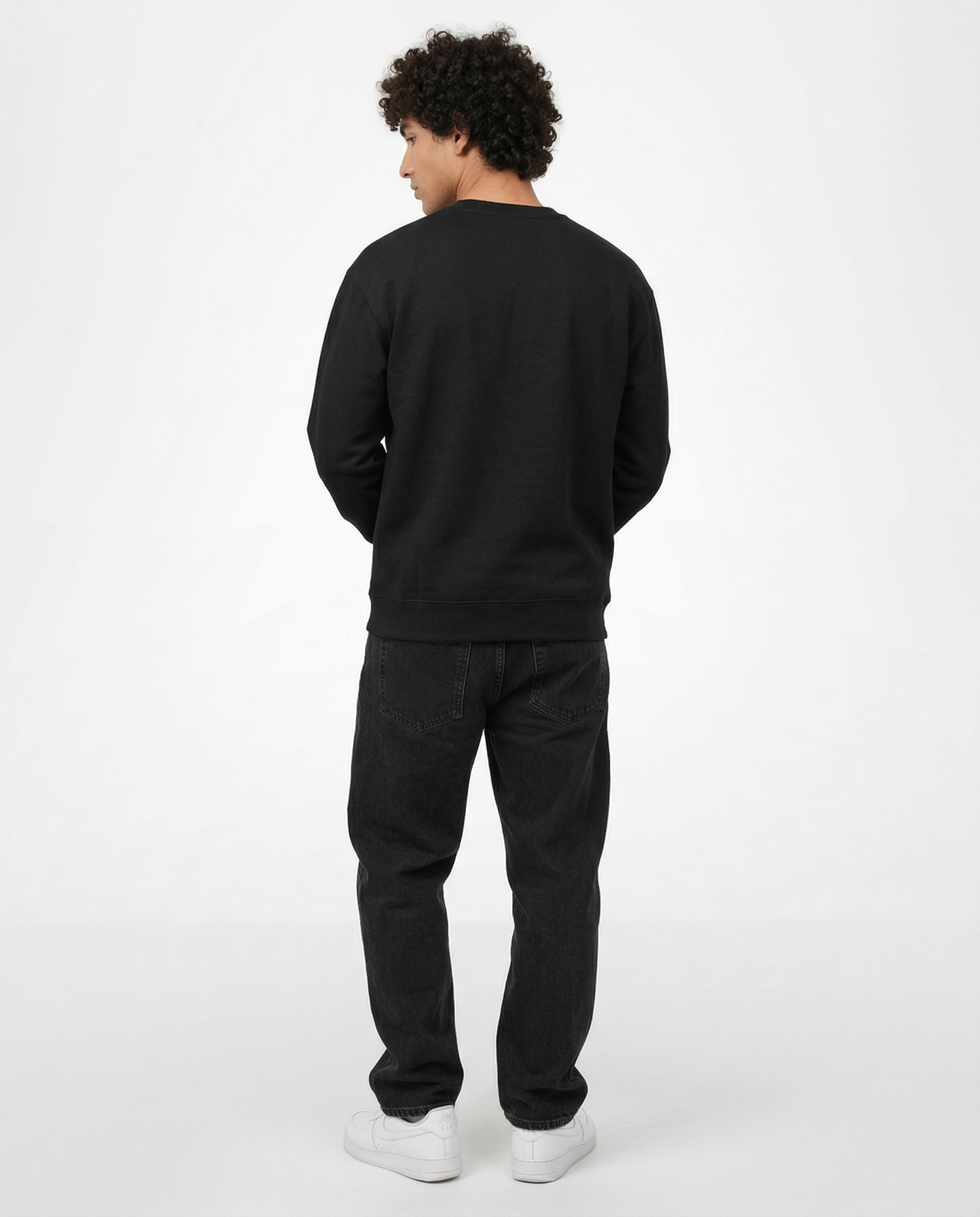 PRESTIGE HEAVYWEIGHT SWEATSHIRT- BLACK