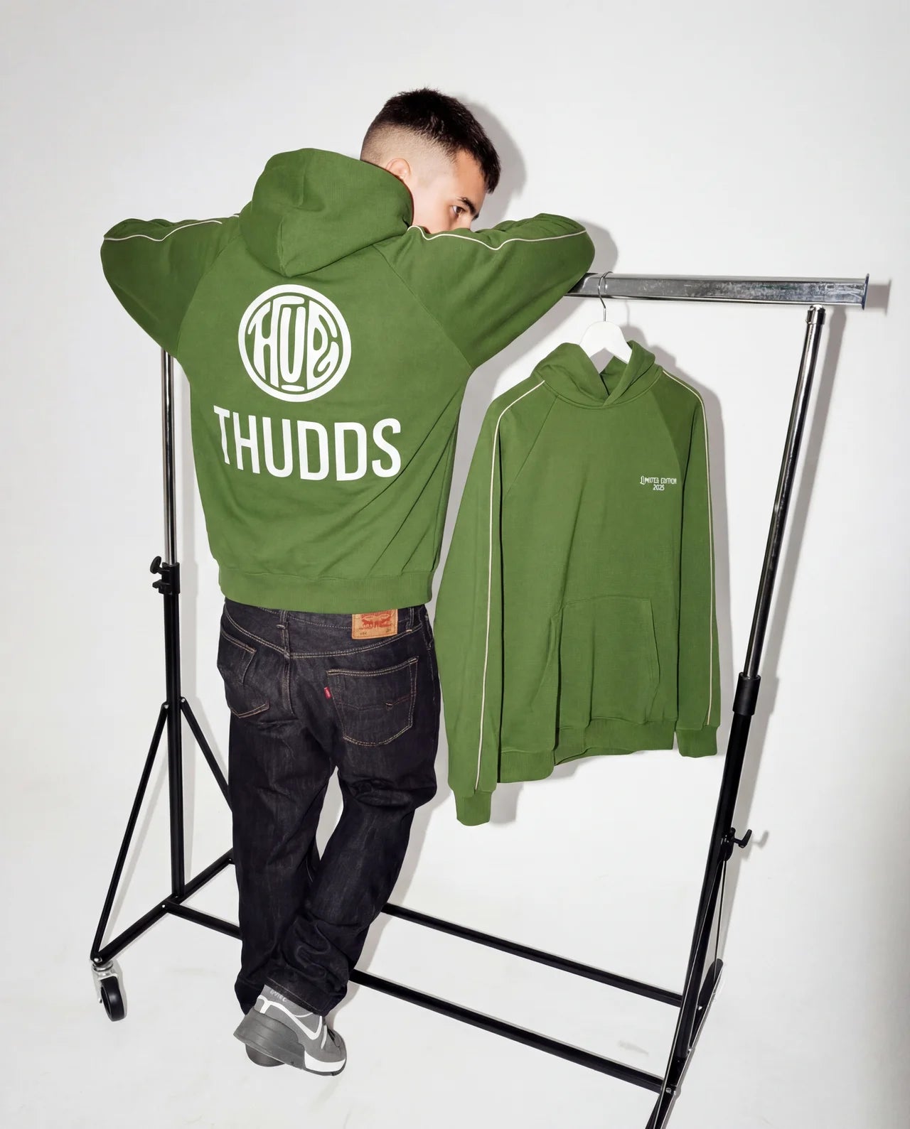 CRESTMARK HEAVYWEIGHT HOOD- GREEN