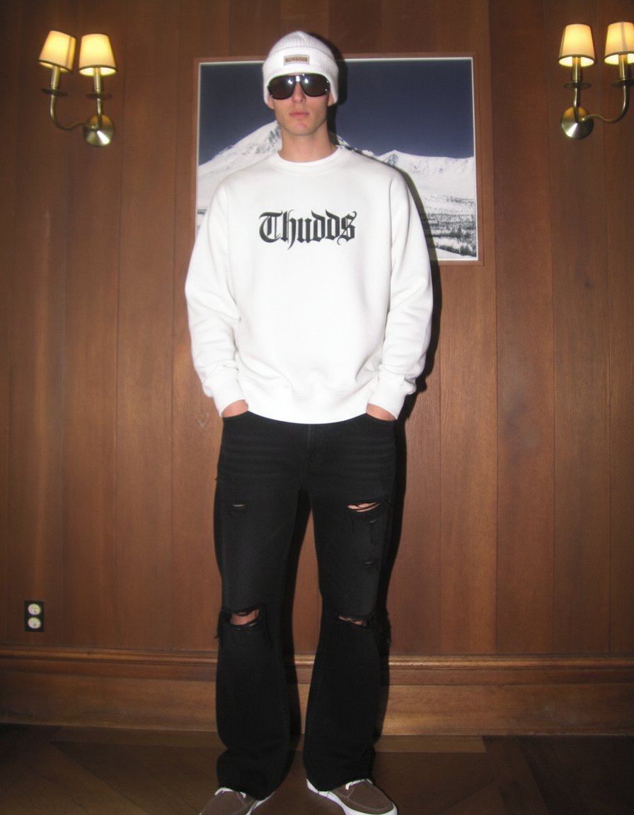 Prestige Heavyweight Sweatshirt – White