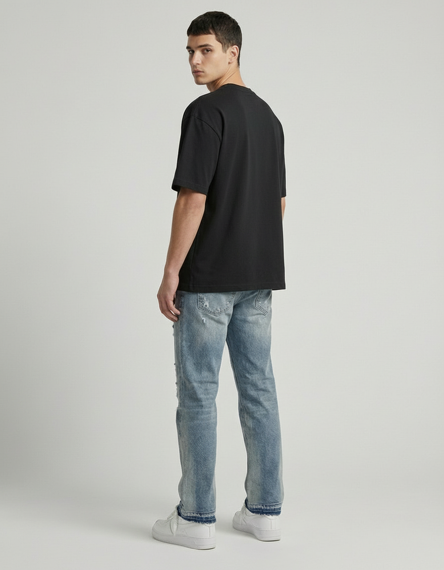 Cipher Heavyweight Tee – Black