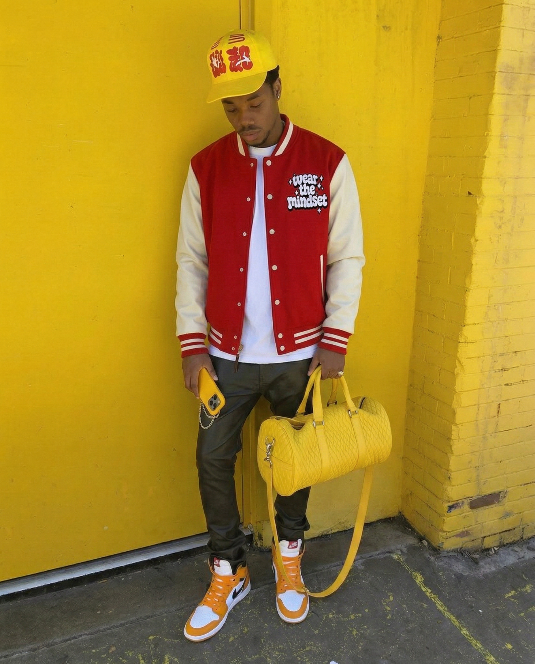 Mindset Varsity Jacket – Red