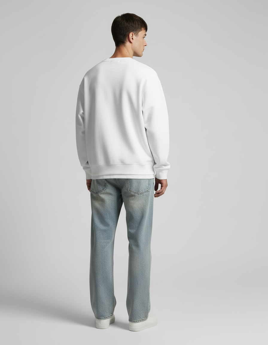Prestige Heavyweight Sweatshirt – White