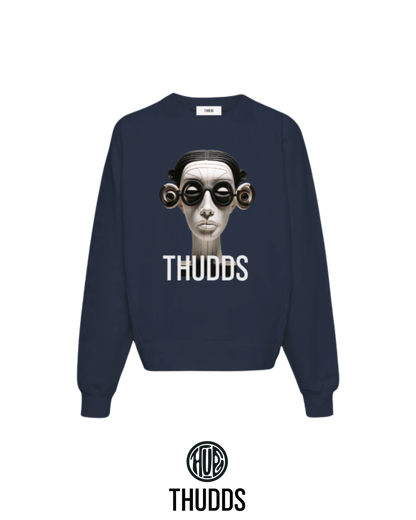 Cyber Visage Oversized Sweatshirt
