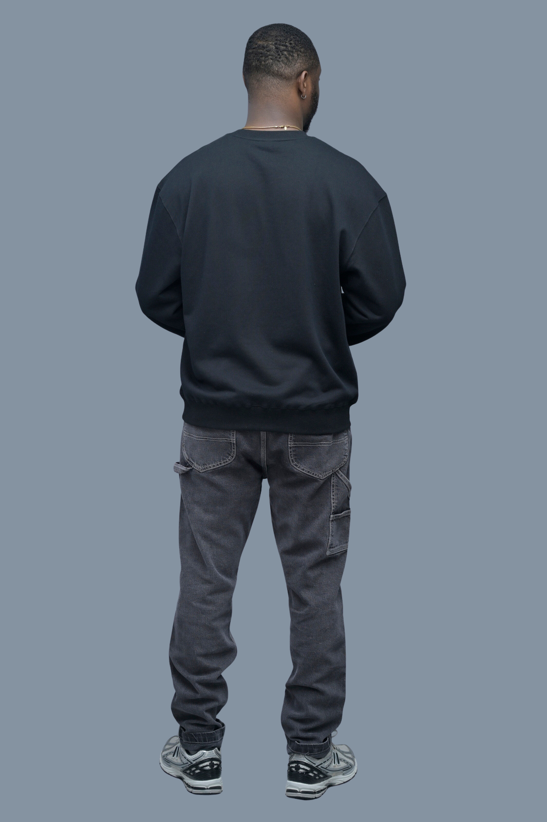 Prestige Oversized Sweatshirt- Black