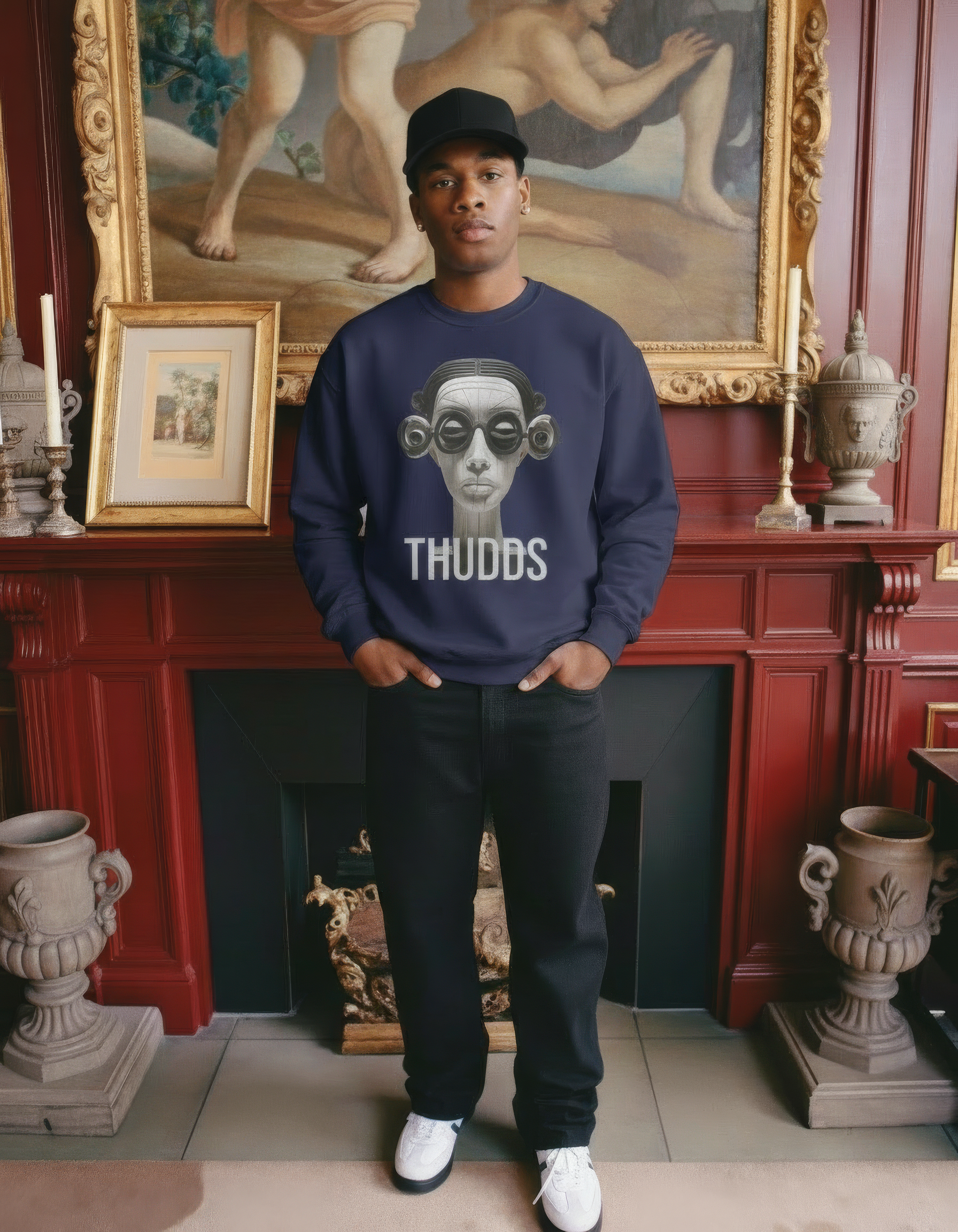 CYBER VISAGE HEAVYWEIGHT SWEATSHIRT