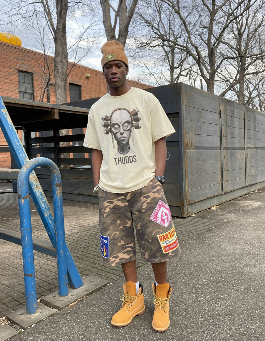 CIPHER HEAVYWEIGHT TEE- MID APRICOT