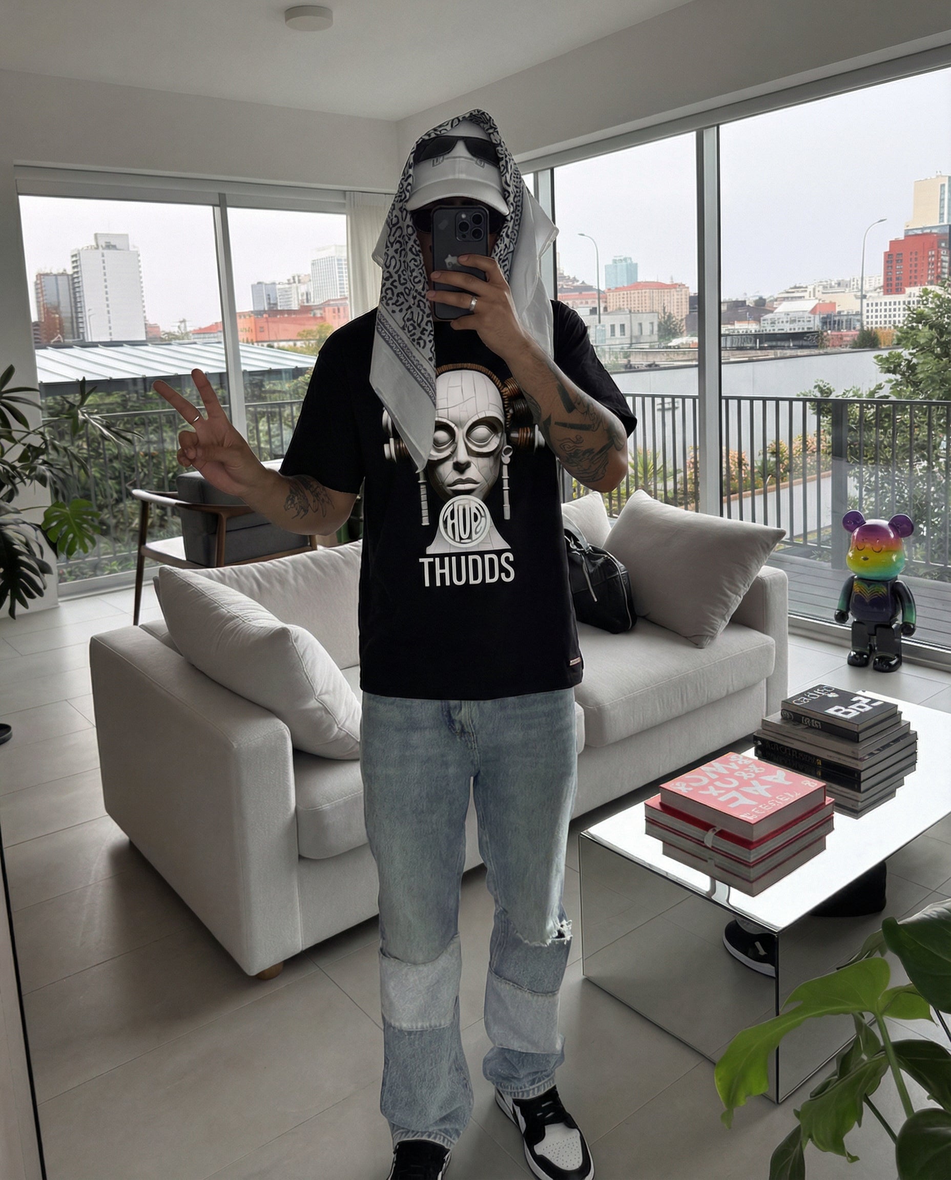 Cipher Heavyweight Tee – Black