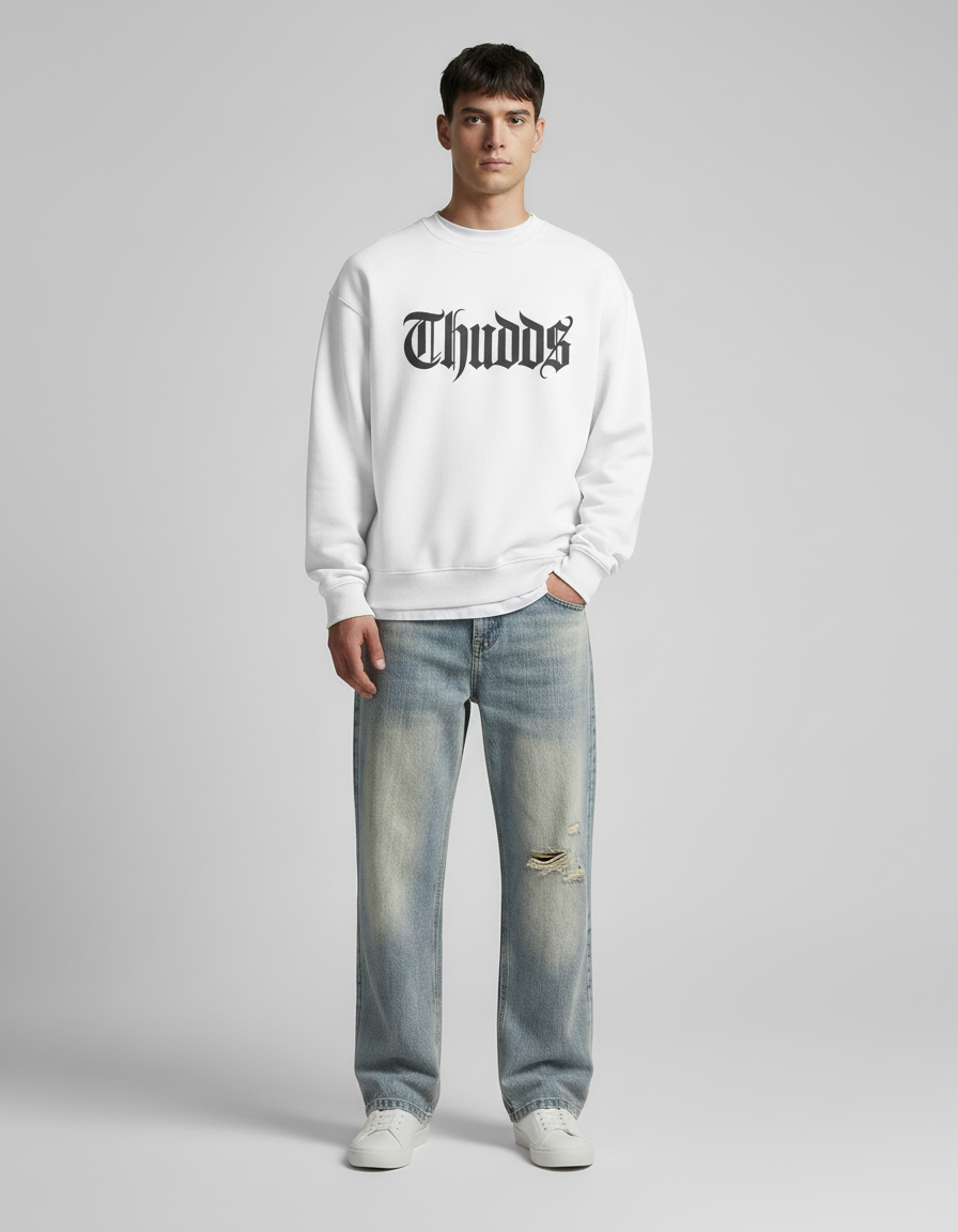 Prestige Heavyweight Sweatshirt – White