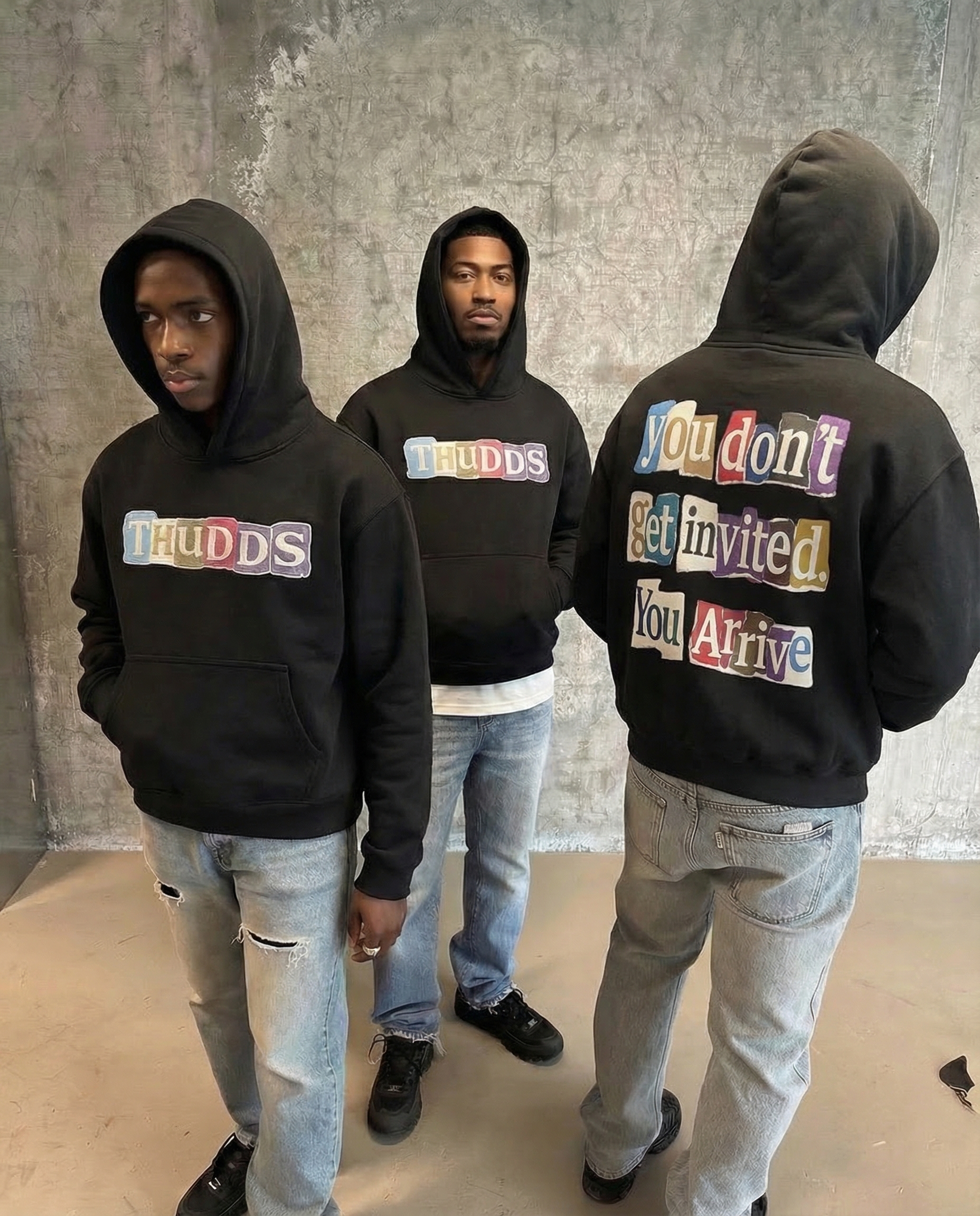 ARRIVAL HEAVYWEIGHT HOOD - BLACK