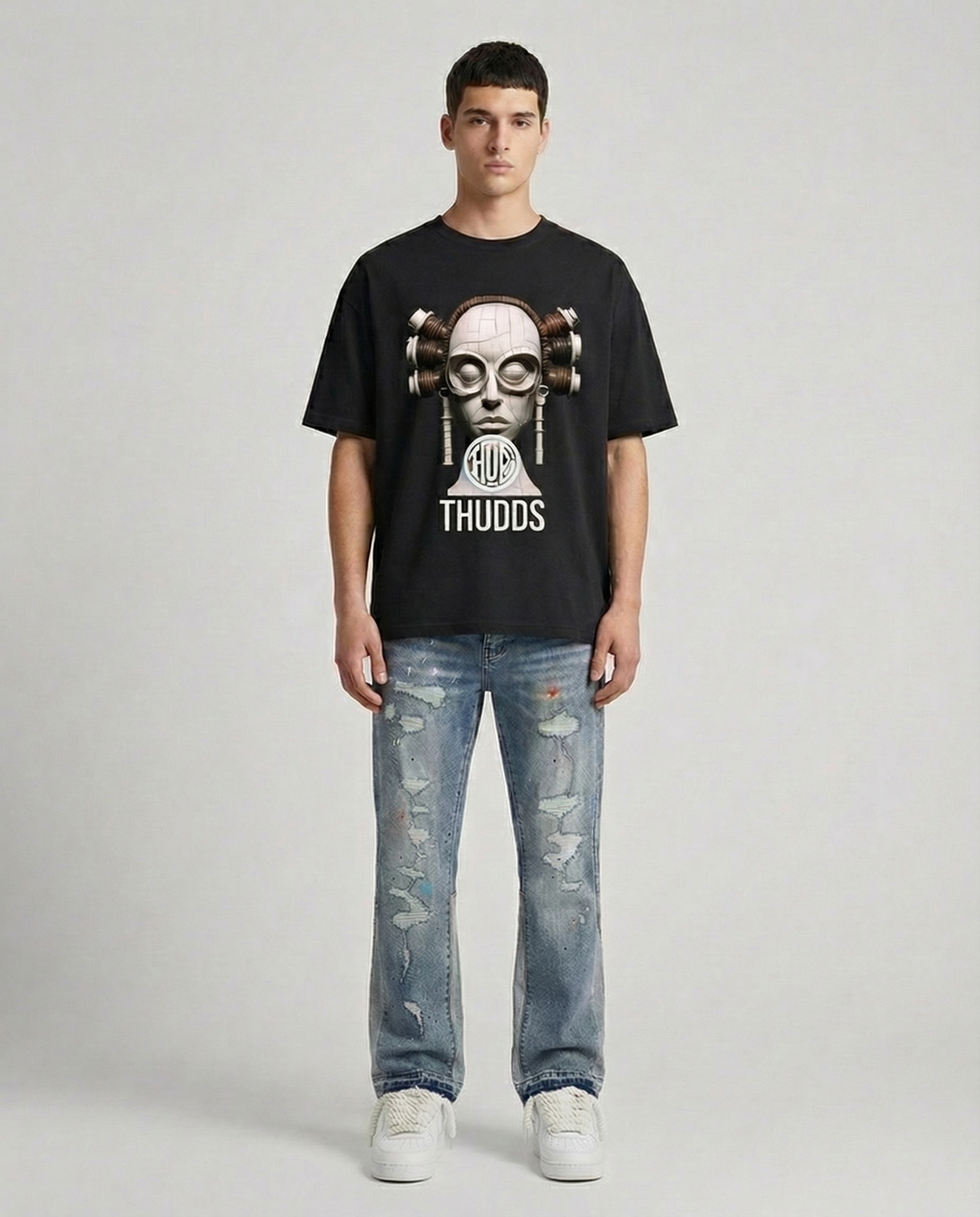 CIPHER HEAVYWEIGHT TEE- BLACK